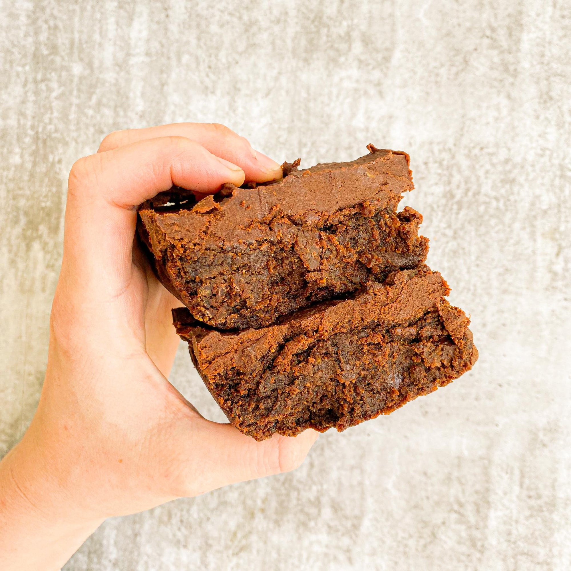 Healthy Vegan Sweet Potato & Nut Butter Brownie with Frosting