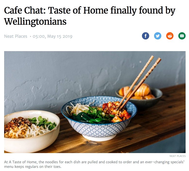 Cafe Chat: Taste of Home finally found by Wellingtonians | Berkano Foods Ltd