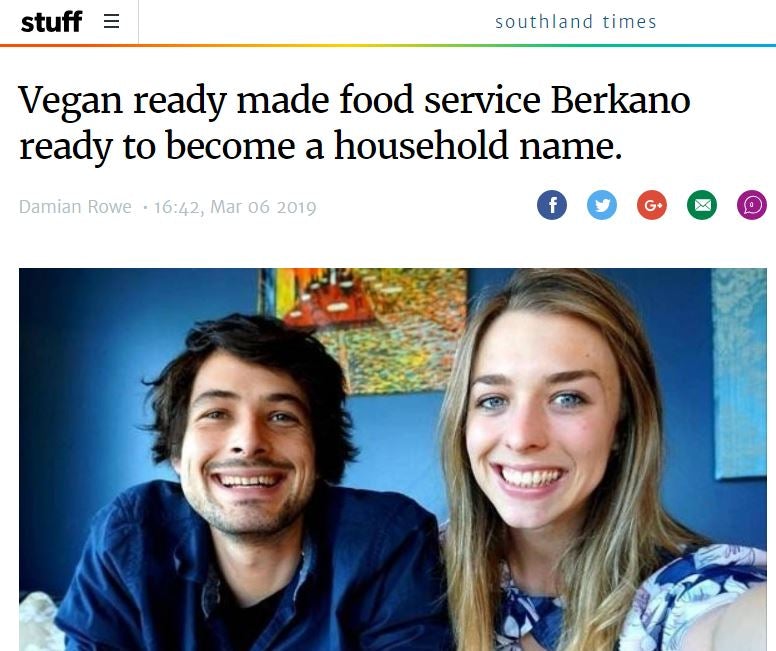 Vegan ready made food service Berkano ready to become a household name | Berkano Foods Ltd