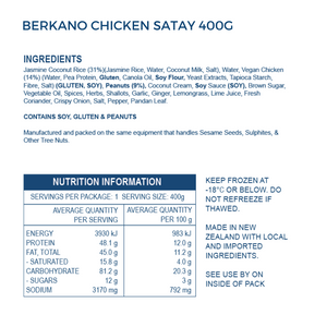 Berkano Plant Based Chicken Satay Curry 400gr