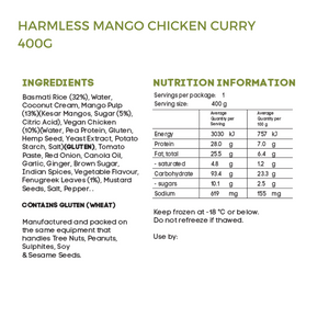 Harmless Plant Based Mango Chicken 400gr