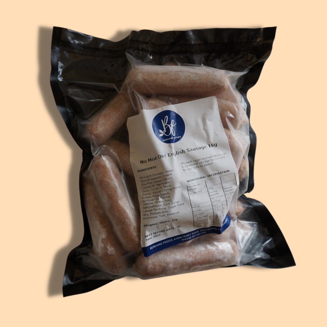 Sage & Onion Sausages Bulk 1kg - Berkano Foods Ltd